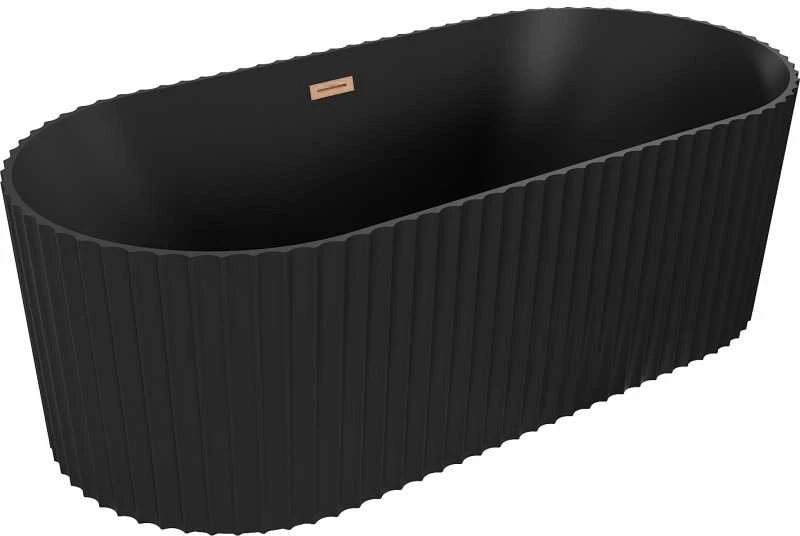 Vonia Mexen Paola, 150 x 75 cm, Juodas matt + Brushed copper persipylimas