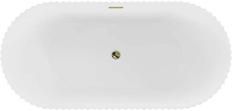 Vonia Mexen Paola, 170 x 80 cm, Baltas matt + Gold persipylimas