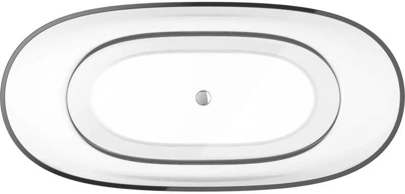 Vonia Mexen Pure Clear Transparent, 170 x 80 cm, su chromo dangteliu