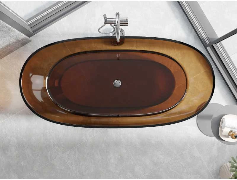 Vonia Mexen Pure Earth Transparent, 170 x 80 cm, su chromo dangteliu