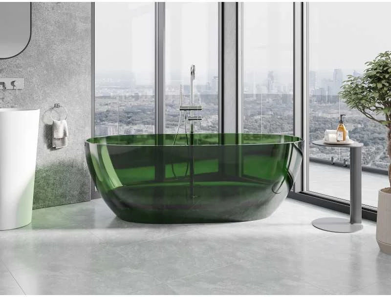 Vonia Mexen Pure Forest Transparent, 170 x 80 cm, su chromo dangteliu