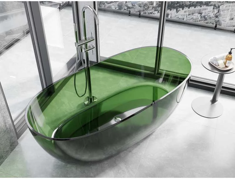 Vonia Mexen Pure Forest Transparent, 170 x 80 cm, su chromo dangteliu
