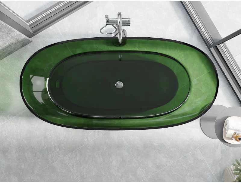 Vonia Mexen Pure Forest Transparent, 170 x 80 cm, su chromo dangteliu