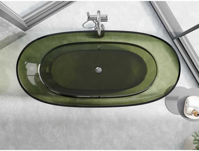 Vonia Mexen Pure Olive Transparent, 170 x 80 cm, korek chrom - 58071708001