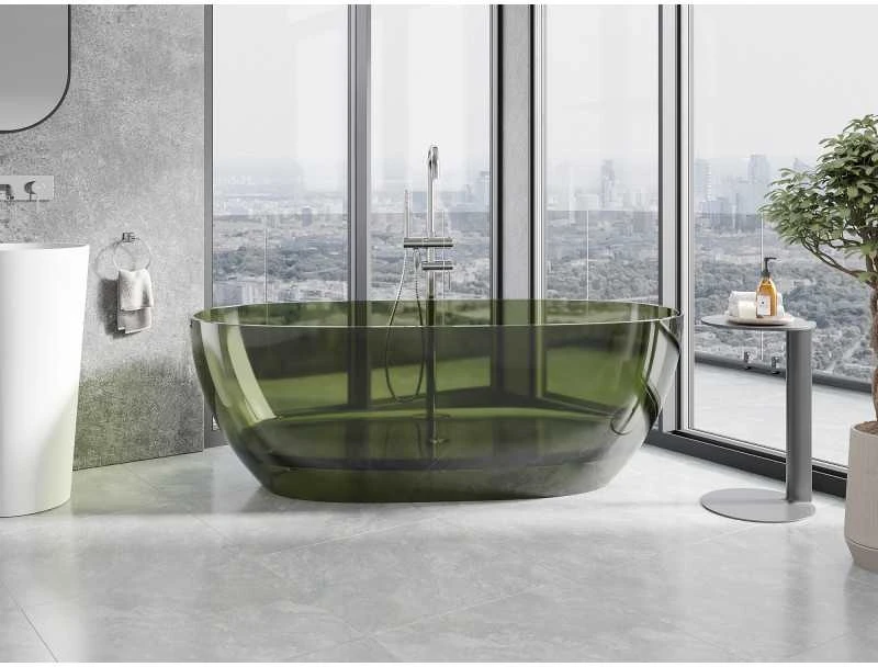 Vonia Mexen Pure Olive Transparent, 170 x 80 cm, korek chrom - 58071708001