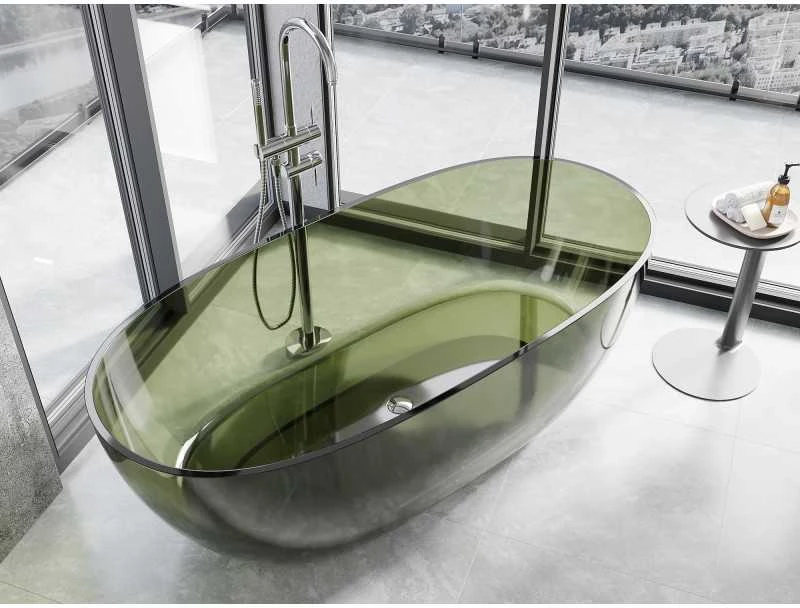 Vonia Mexen Pure Olive Transparent, 170 x 80 cm, korek chrom - 58071708001