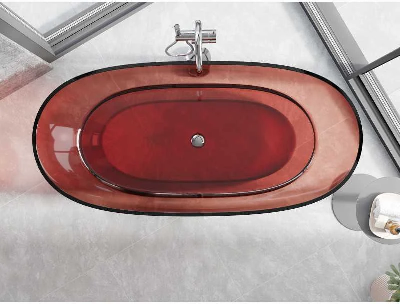 Vonia Mexen Pure Rose Transparent, 170 x 80 cm, korek chrom - 58071708014