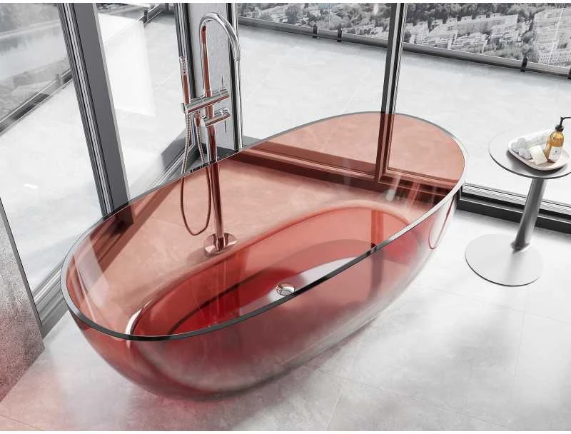Vonia Mexen Pure Rose Transparent, 170 x 80 cm, korek chrom - 58071708014