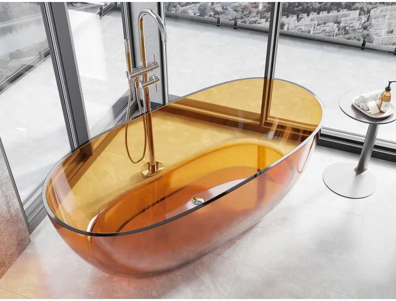 Vonia Mexen Pure Rust Transparent, 170 x 80 cm, korek chrom - 58071708006