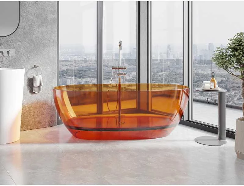 Vonia Mexen Pure Rust Transparent, 170 x 80 cm, korek chrom - 58071708006