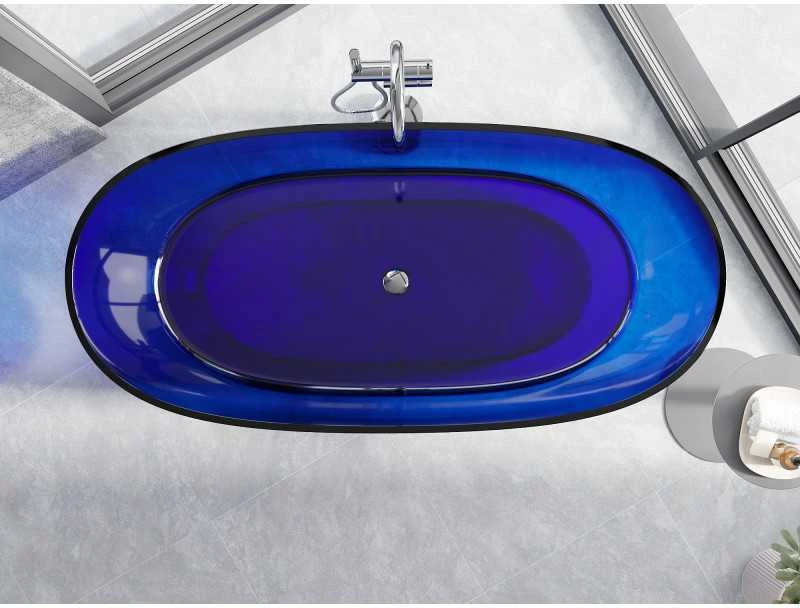 Vonia Mexen Pure Sapphire Transparent, 170 x 80 cm, su chromo dangteliu - 58071708016