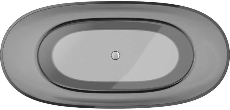 Vonia Mexen Pure Smoke Transparent, 170 x 80 cm, su chromo dangteliu