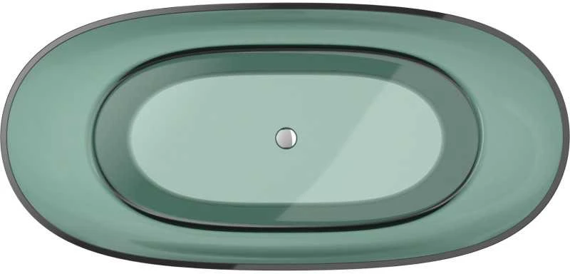 Vonia Mexen Pure Teal Transparent, 170 x 80 cm, su chromo dangteliu