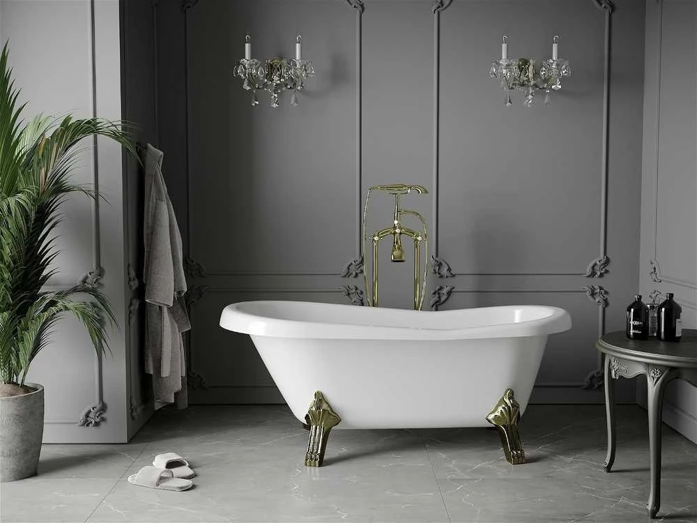 Vonia Mexen Retro, 170x75 cm, Baltas+Gold