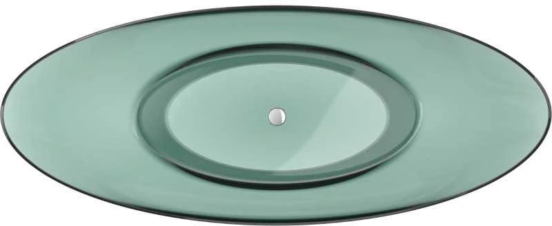 Vonia Mexen Vea Teal Transparent, 180 x 80 cm, su chromo dangteliu - 58091808011