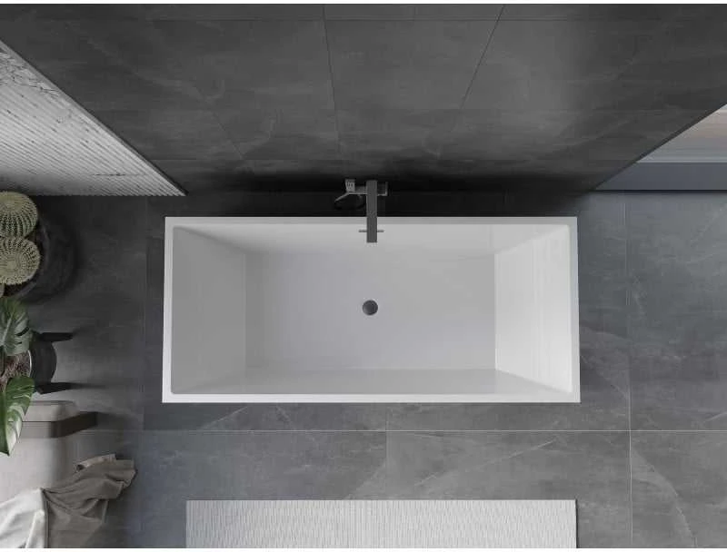 Vonia Mexen Vigo, 178,5 x 80 cm, Baltas + Gun metal persipylimas