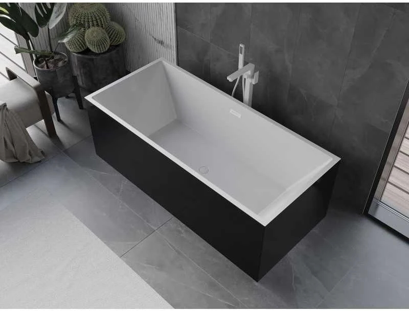 Vonia Mexen Vigo, 178,5 x 80 cm, Baltas/Juodas + Baltas persipylimas