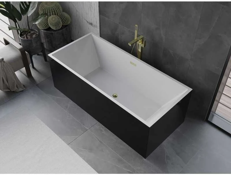 Vonia Mexen Vigo, 178,5 x 80 cm, Baltas/Juodas + Gold persipylimas