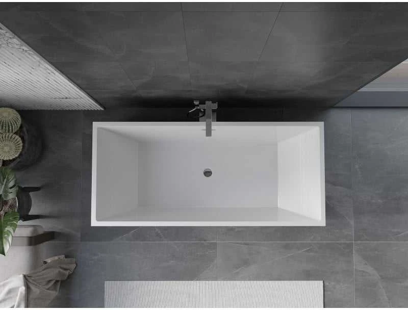 Vonia Mexen Vigo, 178,5 x 80 cm, Baltas/Juodas + Chrome persipylimas