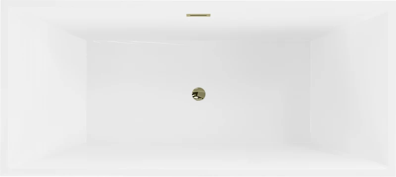 Vonia Mexen Vigo, 178,5 x 80 cm, Baltas/Juodas + Gold persipylimas