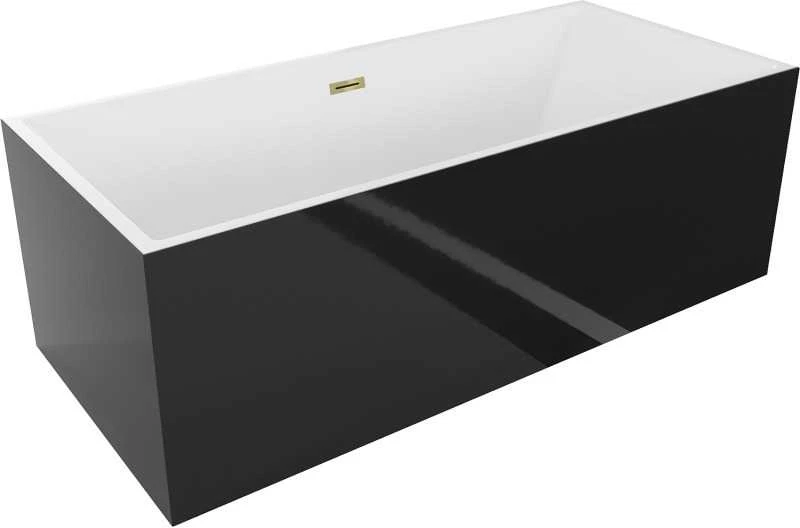Vonia Mexen Vigo, 178,5 x 80 cm, Baltas/Juodas + Gold persipylimas