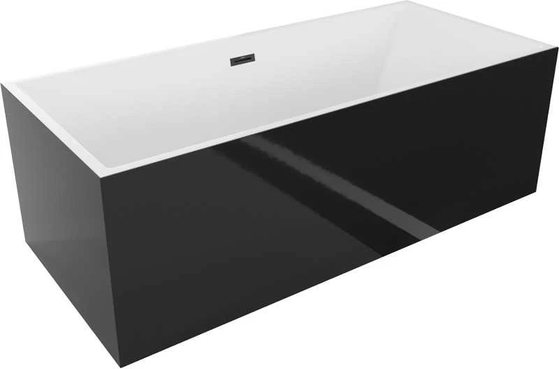 Vonia Mexen Vigo, 178,5 x 80 cm, Baltas/Juodas + Juodas persipylimas
