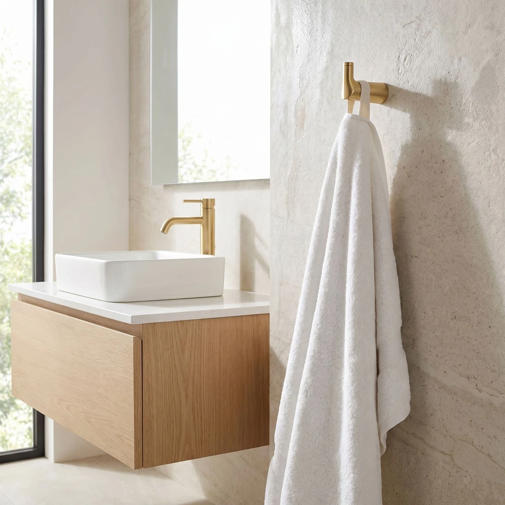 Vonios kabliukas Rea Vibe 16204, Brushed Gold