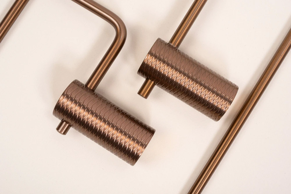 Vonios kambario kabliukas Rea Prism 9706, Brushed Copper