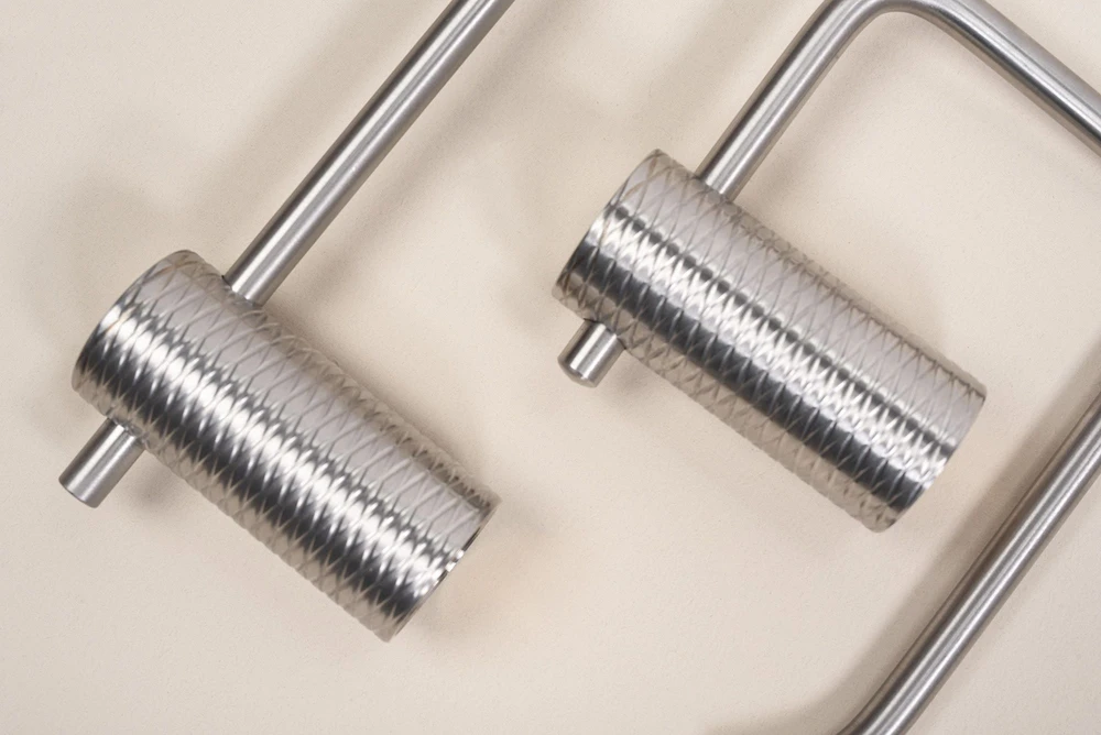 Vonios kambario kabliukas Rea Prism 9706, Brushed Nickel