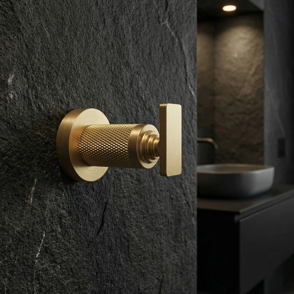 Vonios kambario kabliukas Rea Virro 81304, Brushed Gold