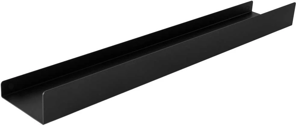 Vonios kambario lentynėlė Rea SF02, 60 cm, Juodas matt