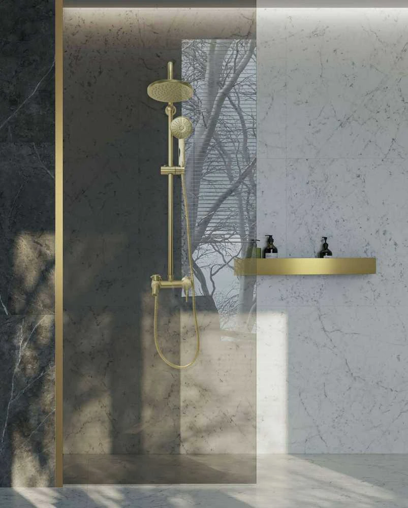 Vonios kambario lentynėlė Rea SF02, 60 cm, Gold brushed