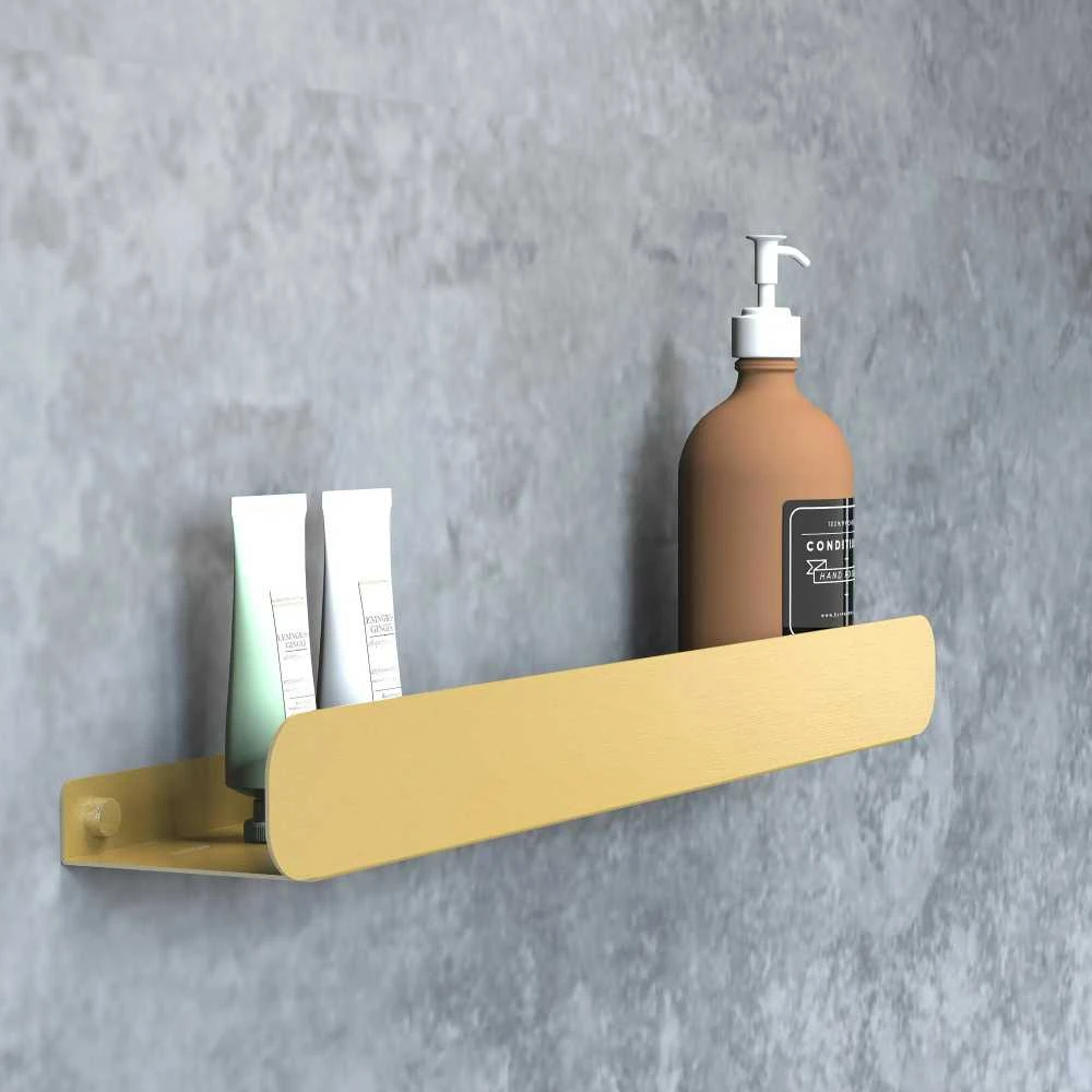 Vonios kambario lentynėlė Rea SF03, 60 cm, Gold brushed