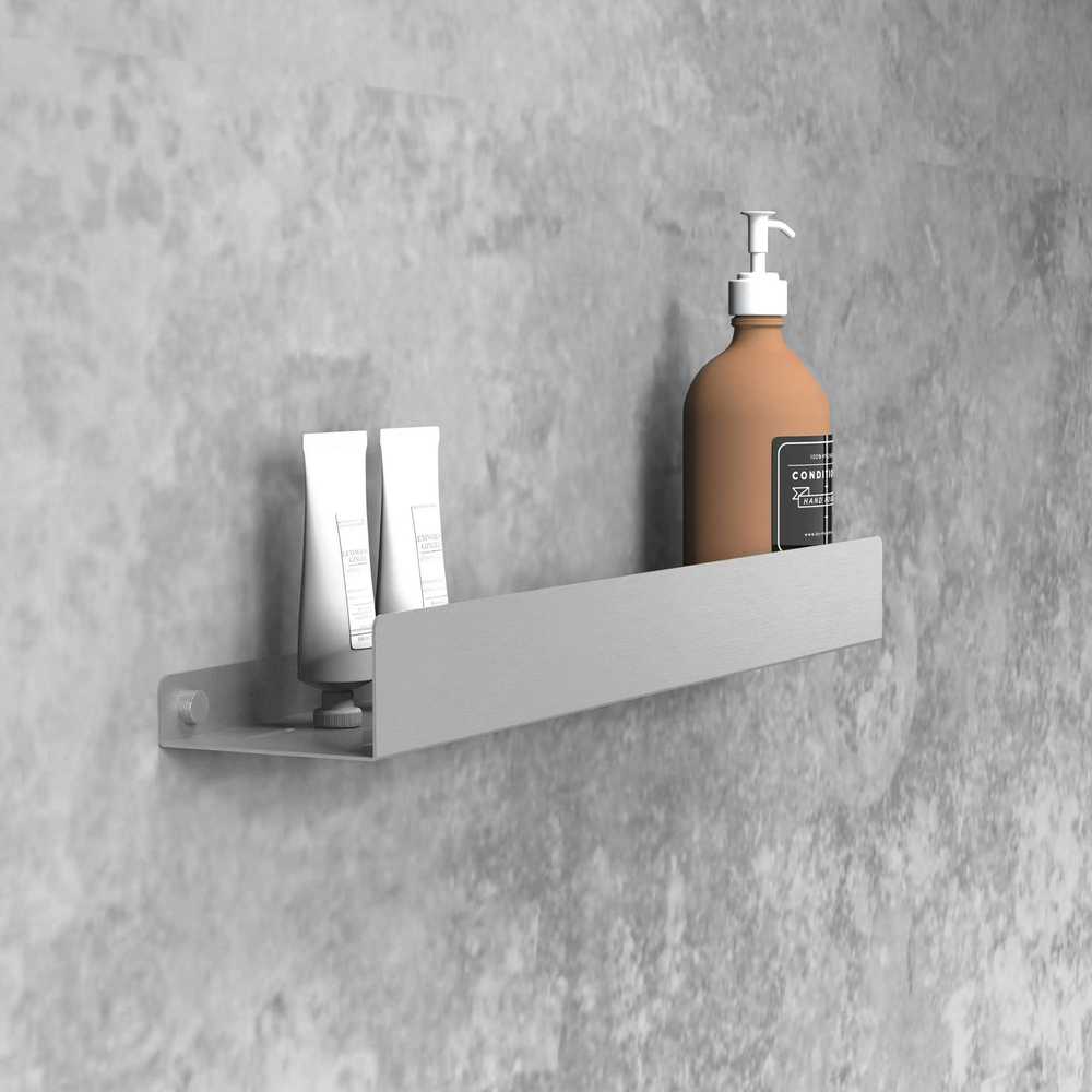 Vonios kambario lentynėlė Rea SF04, 60 cm, Brushed Steel
