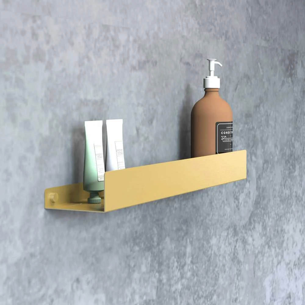 Vonios kambario lentynėlė Rea SF04, 60 cm, Gold brushed