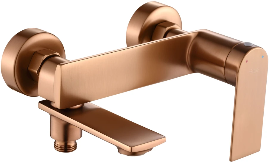 Vonios maišytuvas su dušo komplektu REA Storm, Brushed Copper