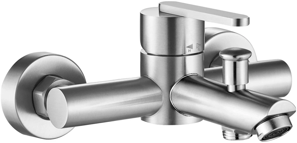 Vonios maišytuvas su dušo komplektu REA Ontario, Brushed Nickel