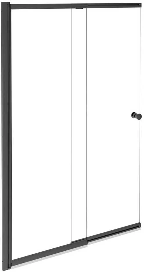 Vonios sienelė Besco Easy Slide Gun Metal, 100 x 150 cm