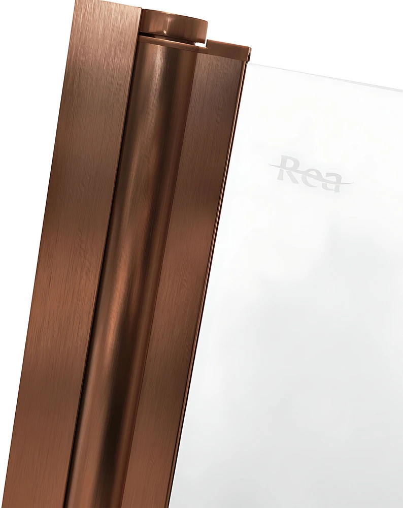 Vonios sienelė Rea Agat-2, 80 cm, Brushed Copper