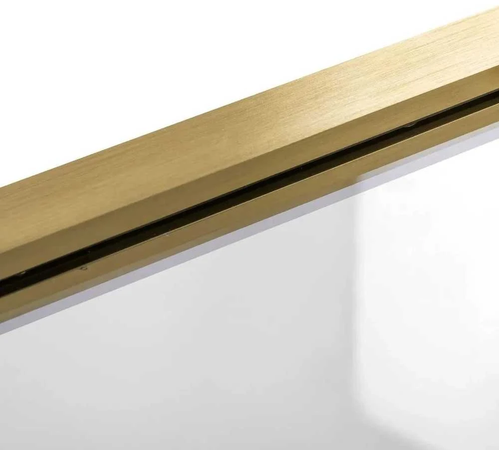 Vonios sienelė Rea Agat-3, 120 cm, Brushed Gold