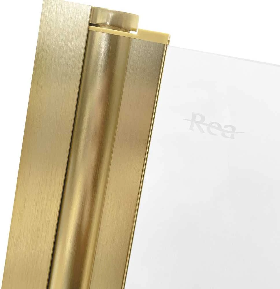 Vonios sienelė Rea Agat-3, 120 cm, Brushed Gold