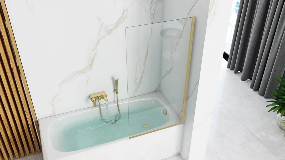 Vonios sienelė Rea Elegant, 70 cm, Brushed Gold