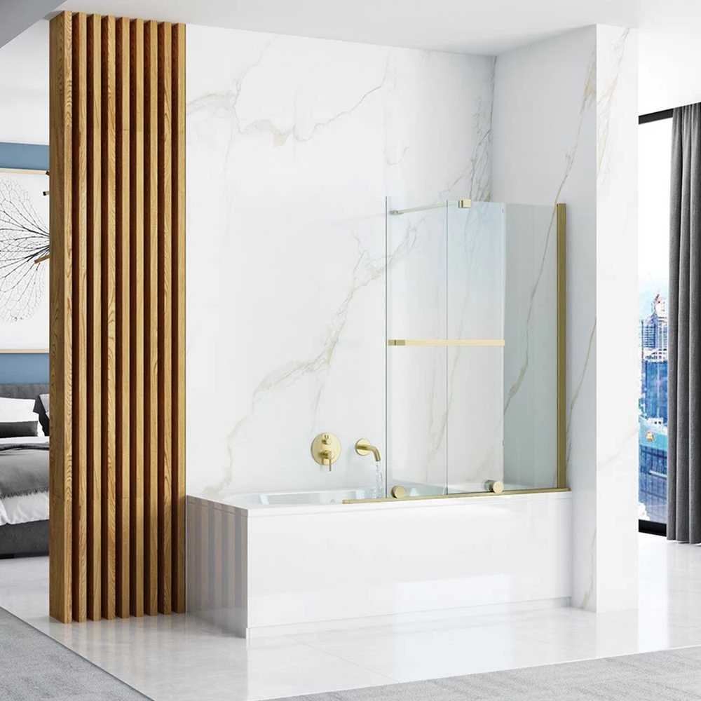 Vonios sienelė Rea Fabian, 100 cm, Brushed Gold