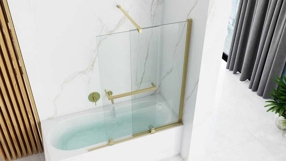 Vonios sienelė Rea Fabian, 100 cm, Brushed Gold
