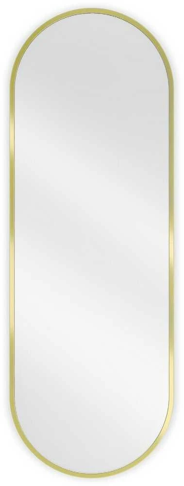 Vonios veidrodis Mexen Loft Oval, 100 x 35 cm, Gold