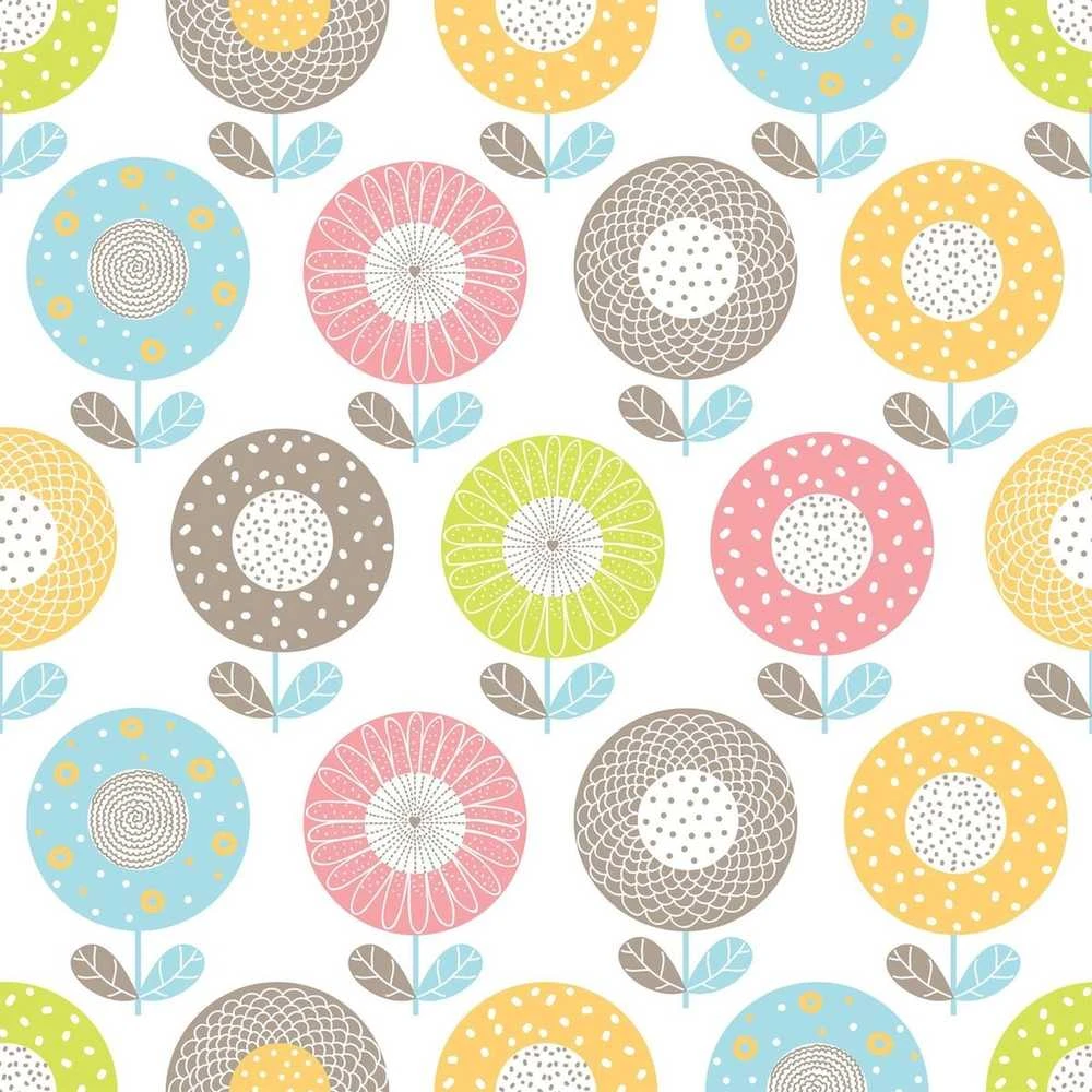 Vystyklas Bamboo Flowers, 75x75 cm