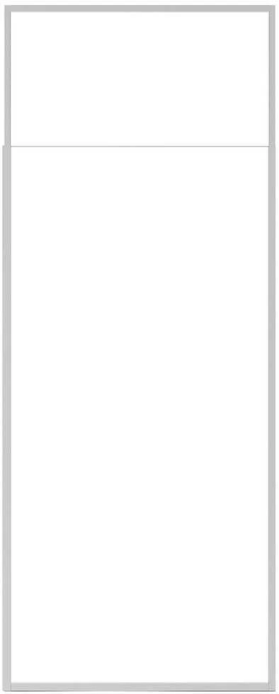 Walk-In dušo sienelė Besco Icon Chrome, 110 x 200 cm