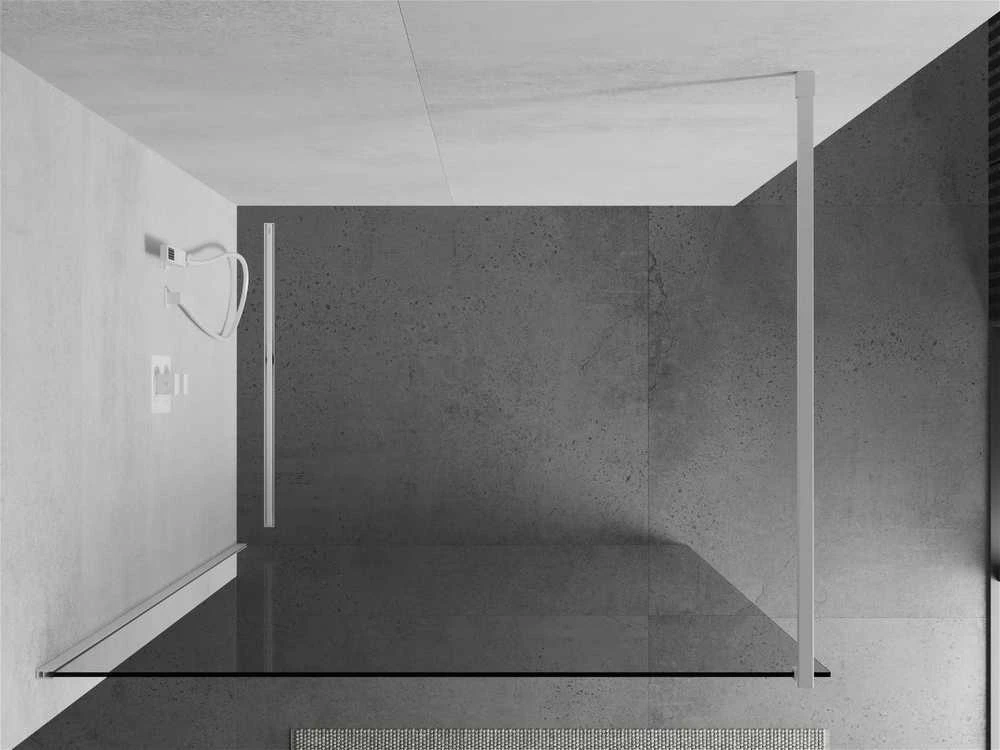 Walk-in dušo sienelė Mexen Kioto, Baltas, 140 x 200 cm