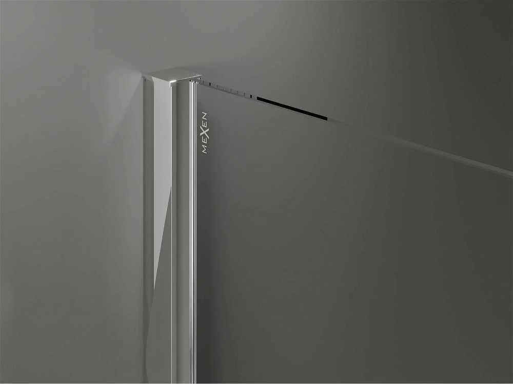 Walk-in dušo sienelė Mexen Velar, Chrome, 120 x 200 cm