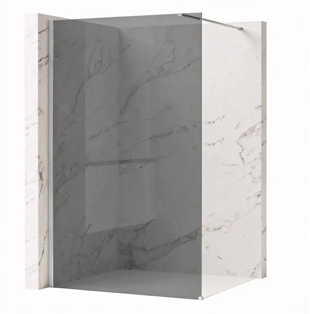 Walk-In dušo sienelė Rea Flexi, Pilkas / Chrome, 100 cm